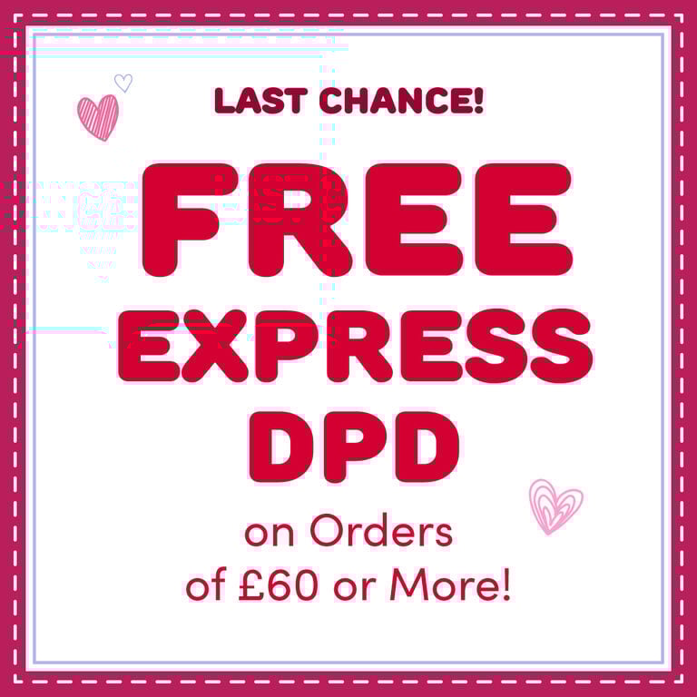 Today Only: FREE Express DPD on Orders of &pound;60 or More!